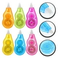 thumbnail image 3 of Miangastore 6pcs Correction Tape Assorted Color Instant Correction Office Workers Supplies, 3 of 8