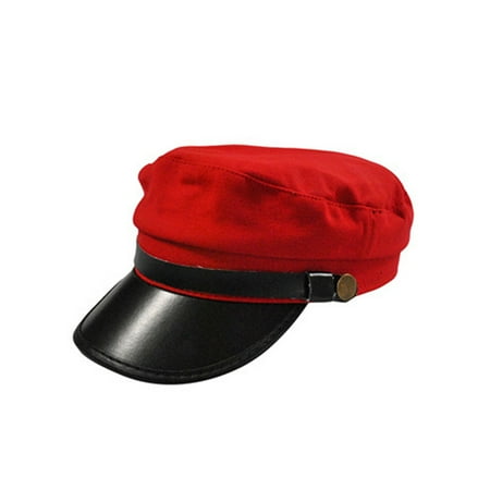 

Liveday Men Women Casual Cap Flat Top Vintage Simple Chic Breathable Hat New