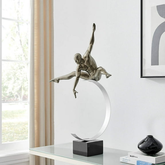 Dynamic Man Sculpture // Gray