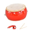 thumbnail image 3 of Tambor de madera para niños, juguete de aprendizaje temprano para bebés, tambor chino para niños, regalo para niños 6 pulgadas, 3 of 9