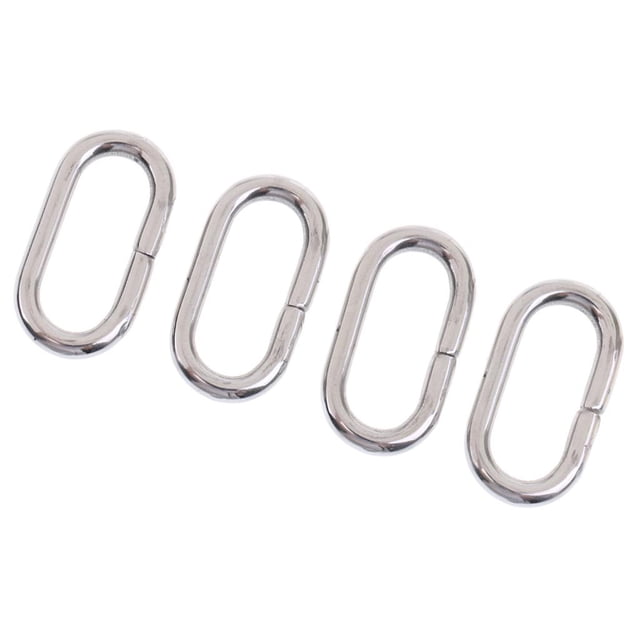 4 piezas DIY Anillo de retención de correa de reloj Hebilla de bucle de correa 18 20 22 24 mm 24mm