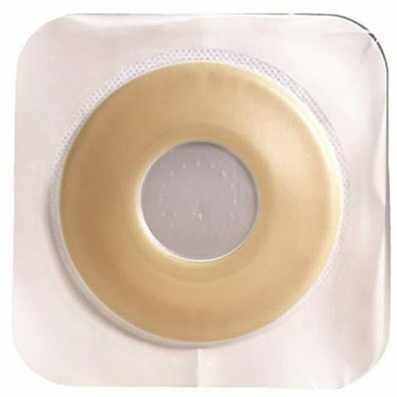 SurFit Natura Colostomy Barrier PreCut Extended Wear Durahesive White Tape 134" Flange Hydrocolloid 34" Stoma