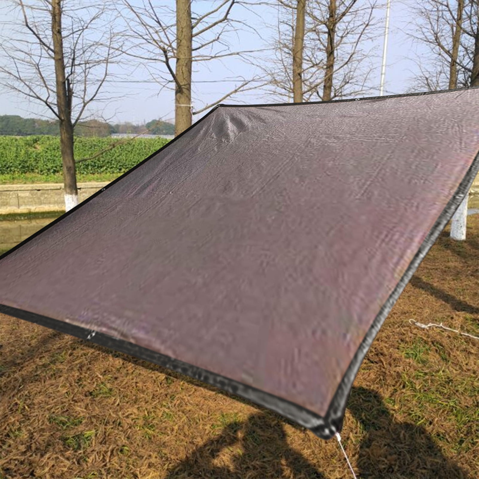 Summer Savings Clearance! Boovnll Sun Shades Outdoor Patio, 6.6x13.2Ft Rectangle Sand UV Block Sunshade Mesh Insulation Permeable Heavy Duty Shade Cloth for Outdoor Patio Yard Garden, Sun Shade