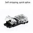 thumbnail image 3 of 12 Pieces 2 Pin T Connector for Electrical Wire 20/22 AWG Car Waterproof Electrical Connector - Solderless Wire Cable Car LED Lighting Waterproof Connector Lugs and Kits, 3 of 5