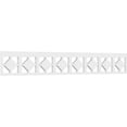 thumbnail image 1 of Ekena Millwork RUNP06X0625X48GLN 6 x 48 Po. Pitch 0.62 Po. Garniture de Course en PVC de Qualité Architecturale Glenburn, 1 of 4