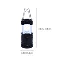 thumbnail image 2 of BESTYASH LED Camping Light Portable Outdoor Light ABS Black 1Set for Camping Equipment, 2 of 8