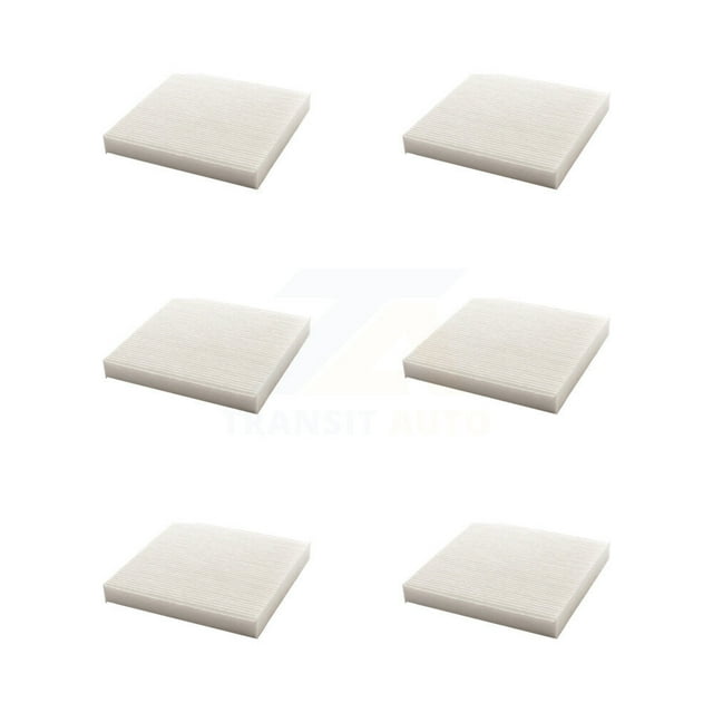 PUR Cabin Air Filter (6 Pack) for Car Honda Civic CR-V HR-V Fit Acura Odyssey RDX MDX Pilot Accord TLX Insight Clarity Integra CR-Z K54-100612