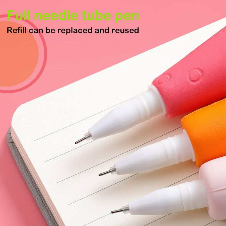  SAIWEILAI ONLINE 100 Pieces Kawaii Pens Cartoon Fun Pens Cute  Animal Dinosaur Pens Black Gel Ink Pens Writing Pens for kids Home Office  School Supplies,50 Styles : Office Products