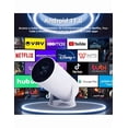 thumbnail image 4 of 4k Hd 1080p Bluetooth 5g wifi Mini Proyector Xtellar Con Android color blanco, 4 of 5