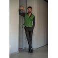 thumbnail image 3 of COOFANDY Men Linen V-Neck Suit Vest Fashion Dress Vest Button up Waistcoat with Pockets, 3 of 7