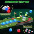 thumbnail image 2 of Alfombrilla de golf VATOS Indoor de 9 pies con pelotas LED para niños de 6 a 14 años, 2 of 8