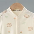 thumbnail image 5 of CAUYDY Preemie Girls Clothes Baby Sleepers 0-3M 6-9M 12-18M Newborn Long Sleeve Bodysuit Fall Winter Infant Girl Pajamas Toddler Jumpsuit Sizes 3-6 Months,Orange, 5 of 8