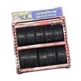 thumbnail image 2 of Bunblic 1/64 Tire Storage Rack Model Realistic Realistic Resin Ornament Mini Garage Storage Shelf for Micro Landscape Miniature Scene red, 2 of 7