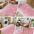 thumbnail image 5 of Area Rugs 2.7'x5', Red Ombre Carpet for Living Room Bedroom Dining Room, Farmhouse Stripes Modern Abstract Art Throw Kitchen Rugs Non Slip Washable Rectangle Indoor Outdoor Rugs, 5 of 8