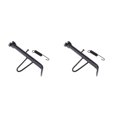 thumbnail image 1 of relayinert Iron-made Motorcycle Kickstand Durable Rust-resistant Easy To Install Strong Load-bearing Capacity black 21cm 2Set, 1 of 6