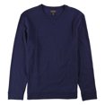 thumbnail image 1 of Tasso Elba Chandail en Molleton Ras du Cou pour Hommes, Bleu, Grand, 1 of 1