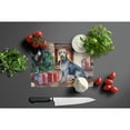 thumbnail image 3 of Carolines Treasures DAC2679LCB 0.2 x 15 x 12 in. Irish Wolfhound Cozy Christmas Glass Cutting Board, Large, 3 of 5