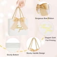thumbnail image 3 of 30Pcs Small Thank You Gift Bags with Handle, Mini White Gift boxes Candy Bags Bulk with Bow Ribbon, Party Favor Bag for Wedding, Birthday, Bridal Shower, Baby Shower (5.5x2.5x4.7 Inch), 3 of 9