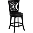 thumbnail image 1 of Hillsdale Van Draus 24" Wood Traditional Counter Stool in Black, 1 of 2