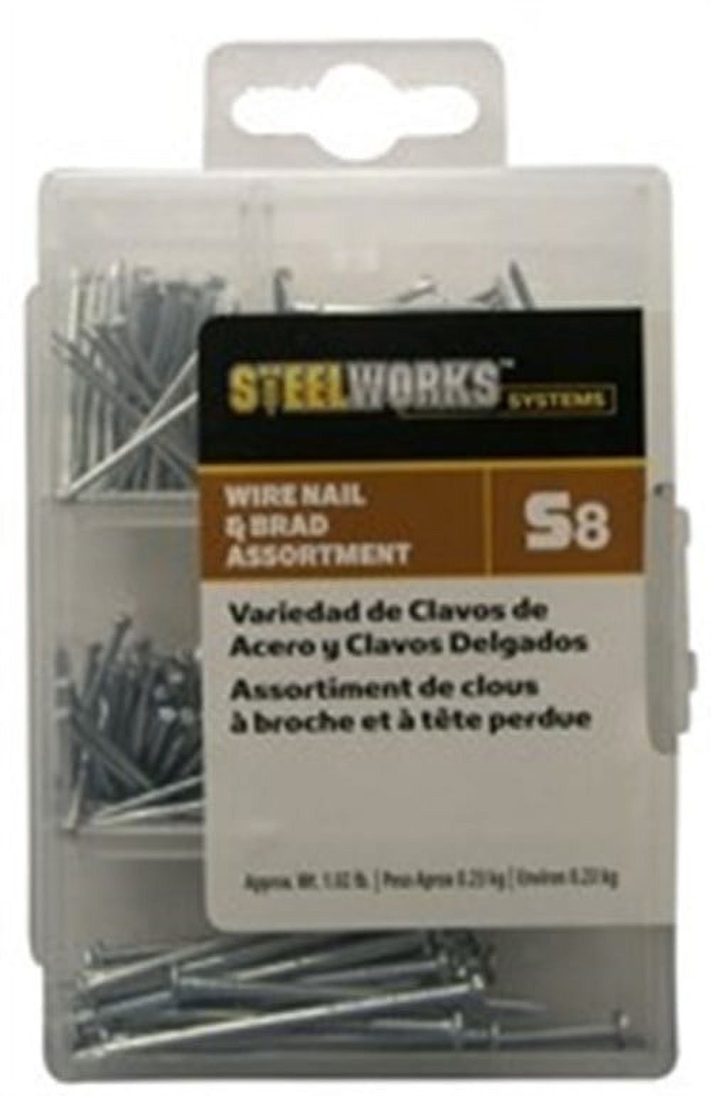 Fastener Center Hillman Steel Wire Nail & Brad Assortment Kit (266 Pcs.) - image 2 of 2