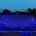 thumbnail image 4 of 9.8ft x 6.6ft 200 LED Christmas Net Lights, 8 Modes Mesh Fairy Christmas Lights, Net String Christmas Lights for Xmas Tree Decorations (Blue), 4 of 6