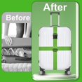 thumbnail image 3 of Luggage Strap 4-Pack Carrying Straps Suitcase Belt Travel Accessories Clip-on Baggage Suitcase for Luggage (Green), 3 of 5