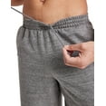 thumbnail image 6 of Hanes Originals Men's French Terry Sweat Shorts, 9" Black Heather 4XL, 6 of 6