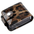 thumbnail image 2 of kilofly Genuine Leather Double Lipstick Case Cosmetic Makeup Holder + Gift Box, 2 of 4