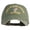 Olive, variant on U.S. Army 13th Airborne Divison Embroidered Washed Solid Pigment Dyed Cotton Twill Brass Buckle Cap - Olive OSFM