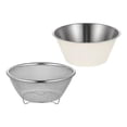 thumbnail image 3 of Juego de cesta de secado Soledad colador de malla cuenco Acero inoxidable, 3 of 10