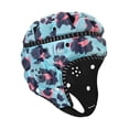 thumbnail image 1 of S SERENABLE Rugby Helmet Scrum Cap Football Helmet for Goalkeeper Hat Gift Flag Football Blue Purple, 1 of 9
