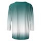 thumbnail image 4 of mfyjkho Tops Para Hacer Ejercicio, Camiseta Holgada Estampada De Moda Para Mujer, Blusa De Mangas 3/4, Cuello Redondo, Informal Tops Para Hacer Ejercicio Para Mujer Xxxl, 4 of 5