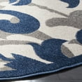 thumbnail image 4 of Safavieh Amherst Millard Floral Area Rug, Ivory/Navy, 7' x 7' Round, 4 of 9
