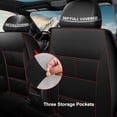 thumbnail image 4 of AOMSAZTO Seat Covers Full Set Custom Fit for Toyota Corolla 2020-2024 2025 Breathable Faux Leather Black Car Seat Covers Protector Cushion Accessories, 4 of 7