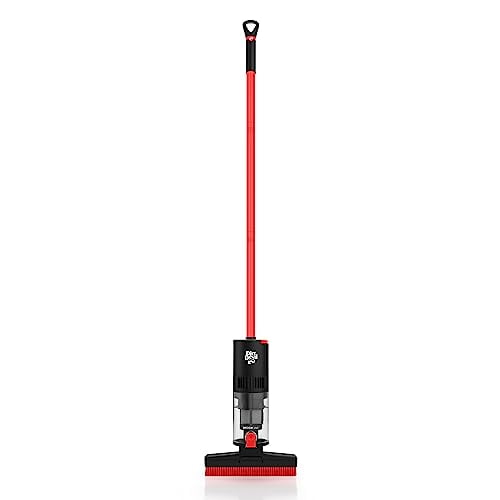 Limpiador inalámbrico para pisos duros Dirt Devil Broom Vac, ligero, sin bolsa, recargable, limpia cada rincón, grieta y borde, aspiradora inalámbrica para uso doméstico.