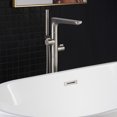 thumbnail image 2 of WOODBRIDGE BN Freestanding Tub Brushed Nickel Faucet, F0014 BN, 2 of 6