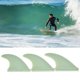 thumbnail image 3 of 3 aletas duraderas para una mayor estabilidad y seguimiento de la tabla de surf, adecuadas para tablas de surf Juego de quillas de tabla de surf de PVC beige, 3 of 8