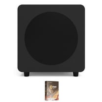 Kanto SUB8VMB 300W Sealed Powered 8 Inch Subwoofer with a 2 Year Coverage By Amber Protect (2022)