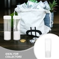 thumbnail image 3 of SOPOTUTU 20Pcs Transparent Plastic Coin Holder Tubes Waterproof Coin Protection Storage Case, 3 of 8