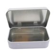 thumbnail image 2 of Recommended To Combine Multiple Pieces 2 Pieces Sold, Small Iron Box With Flip Cover And Lid, Storage Box 95x60x21mm [silver With Hinge], 2 of 8