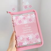Herunwer Envelope Challenge Binder Savings Binder for Save with Cash Envelopes for Budget Planning