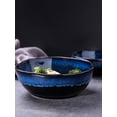 thumbnail image 3 of Artistic Asymmetrical Ceramic Bowl - Versatile Large-Sized Tableware for Fruits, Desserts, Salads, Soups, Noodles & Rice - Premium Heat-Resistant, Easy-to-Clean Design Ideal for Home & Hotel Use,, 3 of 5