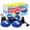 Yellow & Blue, variant on Joyfy 4 Pcs Skip Water Balls, Splash Water Bouncing Balls with Mesh Bag for Beach, Lake or Pool, Fun Beach Toys & Family Games, Summer Gift for All Ages and Adults