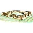 thumbnail image 3 of Bruder Bworld 1/16 Brown Pasture Fence for horses 62604, 3 of 5