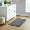 thumbnail image 2 of Yafa Home Fashion 1 Piece Solid Microfiber Soft Bathroom Rug , Non-Slip TPR Backing, 2 of 6