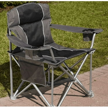 500-lb. Capacity Heavy-Duty Portable Chair Black 500 lb