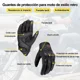 thumbnail image 3 of Guantes De Motocicleta De Piel De Oveja Para Pantalla Táctil, 3 of 7
