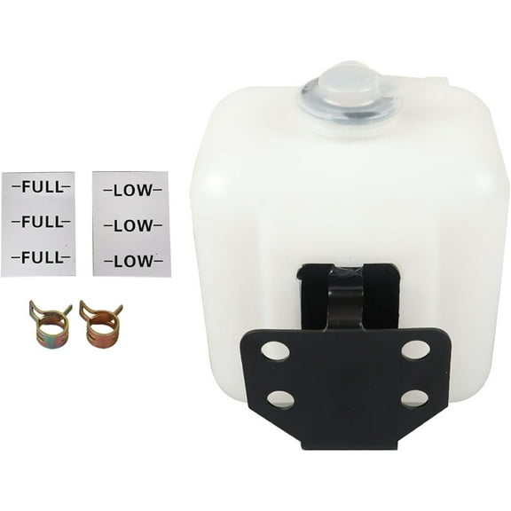 Waltyotur Overflow Coolant Bottle Replacement for Kubota with Bracket Coolant Reservoir
