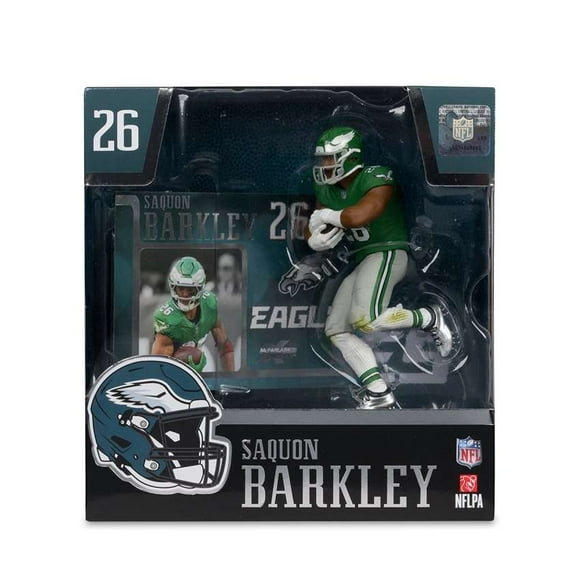 Mcfarlane Sportpicks NFL Figurine Posée de 7 Pouces - Saquon Barkley (Philadelphia Eagles) (Uniforme Classique Kelly Green)