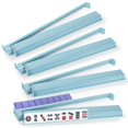 thumbnail image 1 of Set de 4 soportes para mahjong czzwak de acrílico con empujadores, 1 of 7
